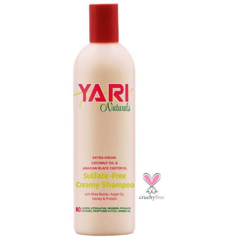 Yari Naturals Coconut Oil Jamaican Black Castor Oil Cream Shampoo 375ml